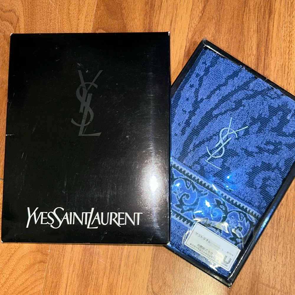 Brand New in Box Authentic YSL Hand Towel